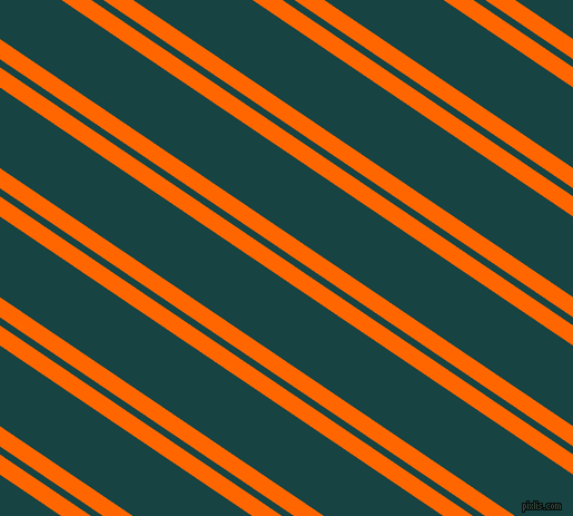 146 degree angles dual striped line, 15 pixel line width, 6 and 60 pixels line spacing, Safety Orange and Tiber dual two line striped seamless tileable