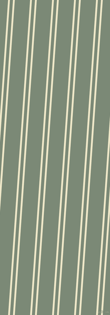 86 degree angles dual striped line, 6 pixel line width, 10 and 50 pixels line spacing, Scotch Mist and Spanish Green dual two line striped seamless tileable
