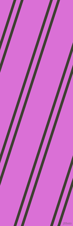 72 degree angles dual striped lines, 11 pixel lines width, 18 and 106 pixels line spacing, Scrub and Orchid dual two line striped seamless tileable