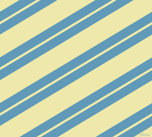 31 degree angle dual stripes lines, 30 pixel lines width, 8 and 68 pixel line spacing, Shakespeare and Pale Goldenrod dual two line striped seamless tileable