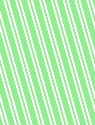 106 degree angle dual stripes lines, 7 pixel lines width, 6 and 20 pixel line spacing, Snow and Light Green dual two line striped seamless tileable