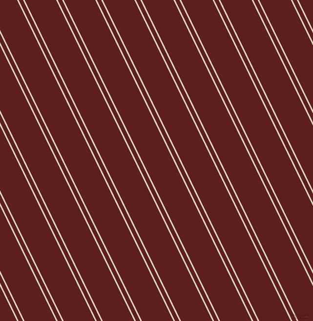 116 degree angle dual stripe line, 3 pixel line width, 8 and 58 pixel line spacing, Spanish White and Red Oxide dual two line striped seamless tileable