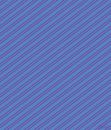 37 degree angles dual stripe lines, 3 pixel lines width, 4 and 11 pixels line spacing, Studio and Havelock Blue dual two line striped seamless tileable