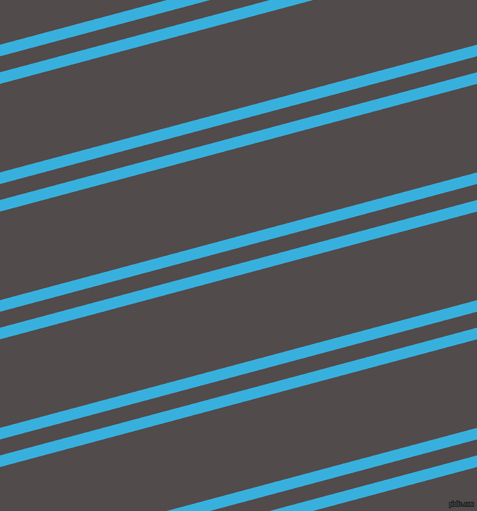 15 degree angles dual stripes line, 16 pixel line width, 22 and 122 pixels line spacing, Summer Sky and Matterhorn dual two line striped seamless tileable