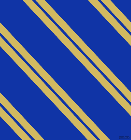 133 degree angle dual stripes lines, 23 pixel lines width, 8 and 105 pixel line spacing, Tacha and Egyptian Blue dual two line striped seamless tileable