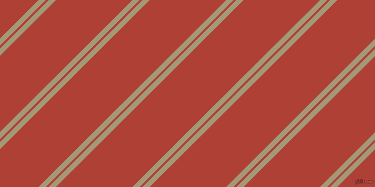 45 degree angle dual stripes lines, 10 pixel lines width, 4 and 106 pixel line spacing, Tallow and Medium Carmine dual two line striped seamless tileable