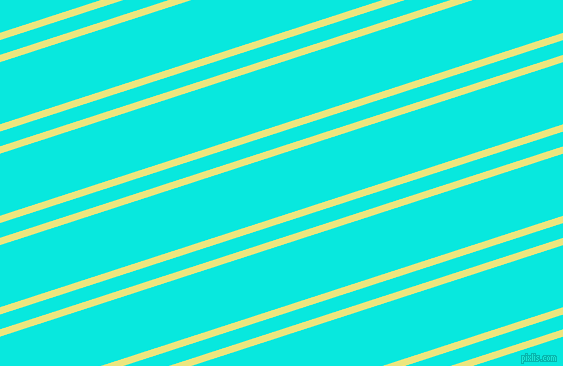 18 degree angle dual stripes line, 7 pixel line width, 14 and 59 pixel line spacing, Texas and Bright Turquoise dual two line striped seamless tileable