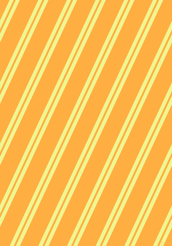 65 degree angle dual stripes lines, 12 pixel lines width, 6 and 54 pixel line spacing, Tidal and Yellow Orange dual two line striped seamless tileable