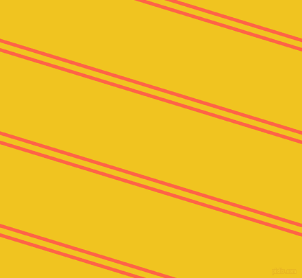 163 degree angles dual stripe lines, 5 pixel lines width, 8 and 111 pixels line spacing, Tomato and Moon Yellow dual two line striped seamless tileable
