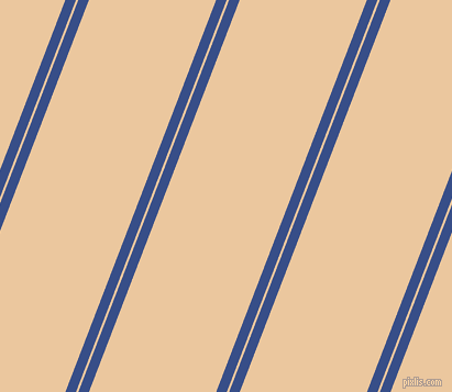 69 degree angles dual striped lines, 9 pixel lines width, 2 and 108 pixels line spacing, Tory Blue and New Tan dual two line striped seamless tileable