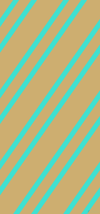 55 degree angle dual stripe line, 16 pixel line width, 32 and 70 pixel line spacing, Turquoise and Putty dual two line striped seamless tileable