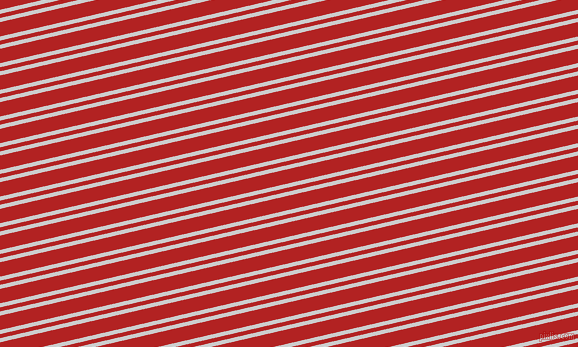 13 degree angle dual striped lines, 4 pixel lines width, 4 and 14 pixel line spacing, Very Light Grey and Fire Brick dual two line striped seamless tileable