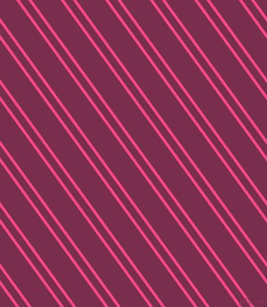 126 degree angle dual striped line, 4 pixel line width, 10 and 33 pixel line spacingViolet Red and Flirt dual two line striped seamless tileable