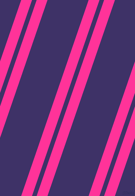 71 degree angle dual striped line, 33 pixel line width, 14 and 125 pixel line spacing, Wild Strawberry and Minsk dual two line striped seamless tileable