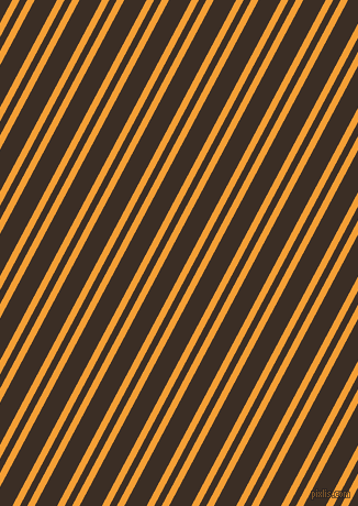 62 degree angle dual stripes line, 6 pixel line width, 6 and 18 pixel line spacing, Yellow Sea and Sambuca dual two line striped seamless tileable