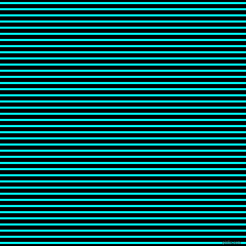 horizontal lines stripes, 4 pixel line width, 8 pixel line spacing, Aqua and Black horizontal lines and stripes seamless tileable