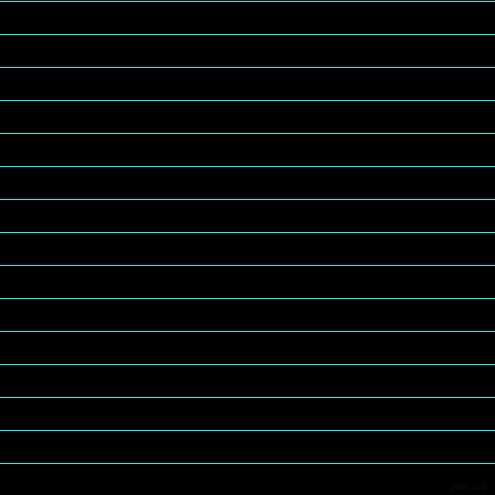 horizontal lines stripes, 1 pixel line width, 32 pixel line spacing, Aqua and Black horizontal lines and stripes seamless tileable