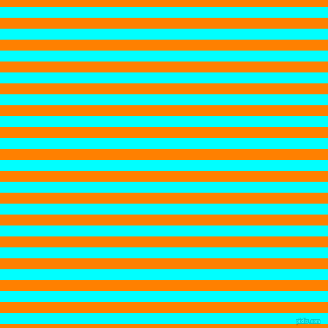horizontal lines stripes, 16 pixel line width, 16 pixel line spacing, Aqua and Dark Orange horizontal lines and stripes seamless tileable