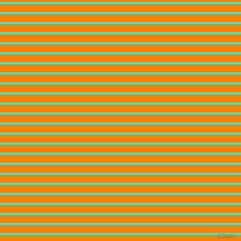 horizontal lines stripes, 4 pixel line width, 16 pixel line spacing, Aqua and Dark Orange horizontal lines and stripes seamless tileable