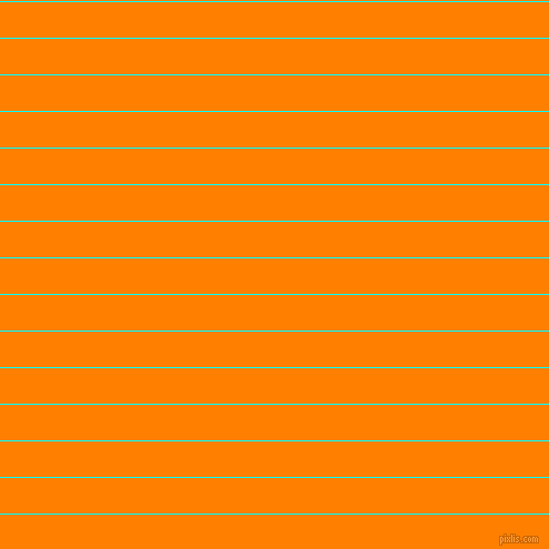 horizontal lines stripes, 1 pixel line width, 32 pixel line spacing, Aqua and Dark Orange horizontal lines and stripes seamless tileable
