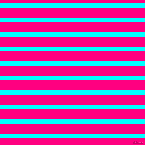 horizontal lines stripes, 16 pixel line width, 32 pixel line spacing, Aqua and Deep Pink horizontal lines and stripes seamless tileable
