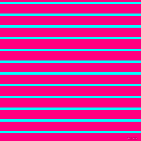horizontal lines stripes, 8 pixel line width, 32 pixel line spacing, Aqua and Deep Pink horizontal lines and stripes seamless tileable
