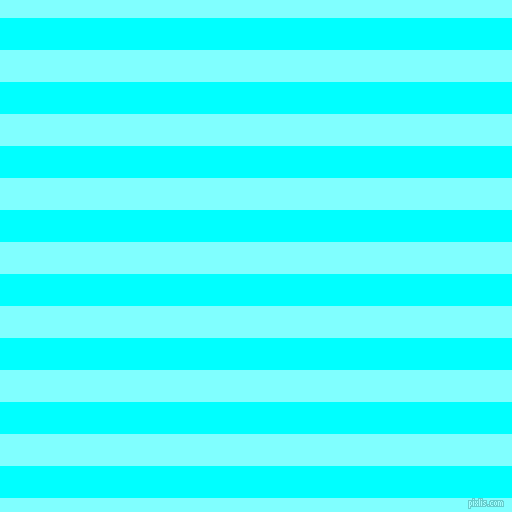 horizontal lines stripes, 32 pixel line width, 32 pixel line spacing, Aqua and Electric Blue horizontal lines and stripes seamless tileable
