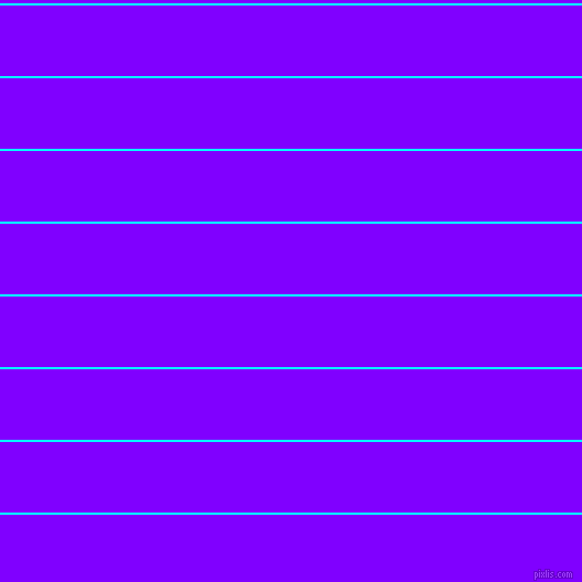 horizontal lines stripes, 2 pixel line width, 64 pixel line spacing, Aqua and Electric Indigo horizontal lines and stripes seamless tileable