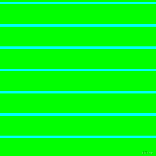 horizontal lines stripes, 8 pixel line width, 64 pixel line spacing, Aqua and Lime horizontal lines and stripes seamless tileable