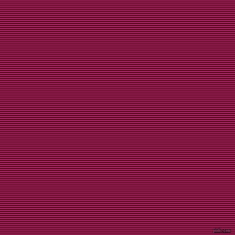 horizontal lines stripes, 2 pixel line width, 2 pixel line spacing, Black and Deep Pink horizontal lines and stripes seamless tileable