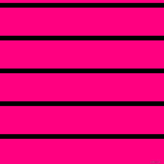 horizontal lines stripes, 16 pixel line width, 96 pixel line spacing, Black and Deep Pink horizontal lines and stripes seamless tileable