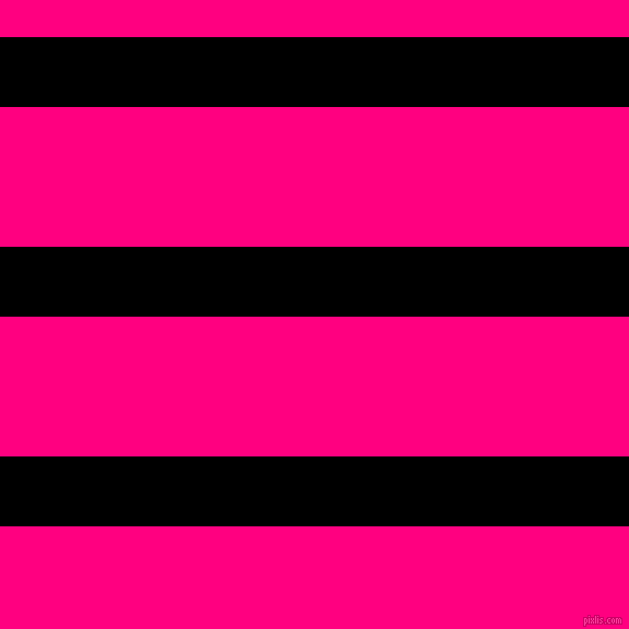 horizontal lines stripes, 64 pixel line width, 128 pixel line spacing, Black and Deep Pink horizontal lines and stripes seamless tileable