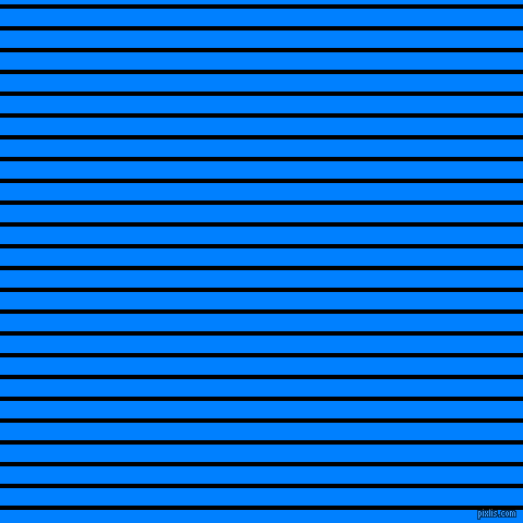 horizontal lines stripes, 4 pixel line width, 16 pixel line spacing, Black and Dodger Blue horizontal lines and stripes seamless tileable