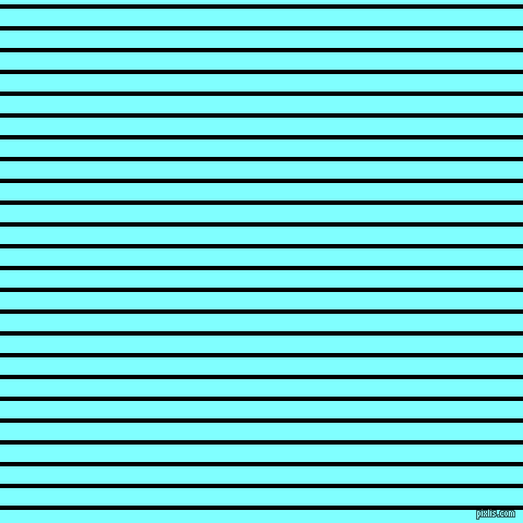 horizontal lines stripes, 4 pixel line width, 16 pixel line spacing, Black and Electric Blue horizontal lines and stripes seamless tileable