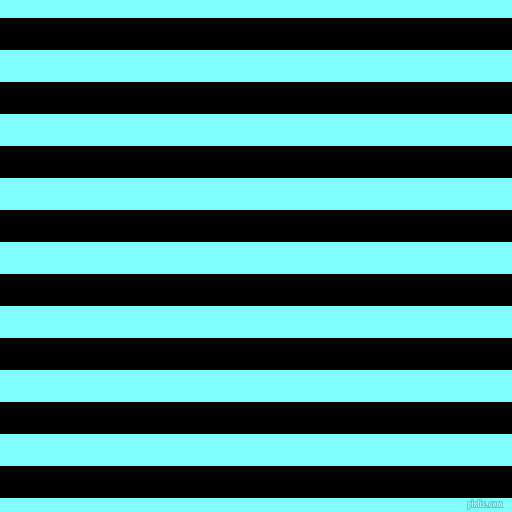 horizontal lines stripes, 32 pixel line width, 32 pixel line spacing, Black and Electric Blue horizontal lines and stripes seamless tileable