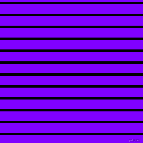 horizontal lines stripes, 8 pixel line width, 32 pixel line spacing, Black and Electric Indigo horizontal lines and stripes seamless tileable