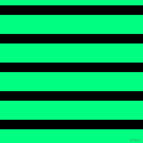 horizontal lines stripes, 32 pixel line width, 64 pixel line spacing, Black and Spring Green horizontal lines and stripes seamless tileable