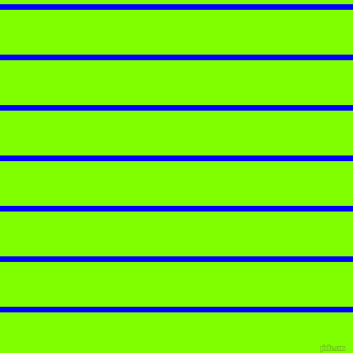 horizontal lines stripes, 8 pixel line width, 64 pixel line spacing, Blue and Chartreuse horizontal lines and stripes seamless tileable
