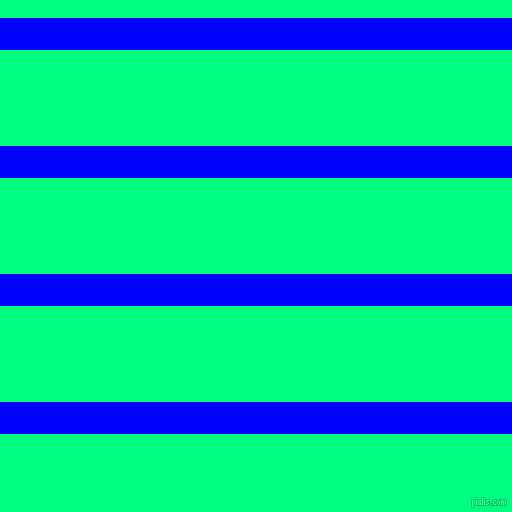 horizontal lines stripes, 32 pixel line width, 96 pixel line spacing, Blue and Spring Green horizontal lines and stripes seamless tileable