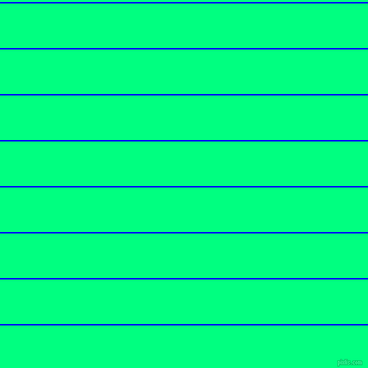horizontal lines stripes, 2 pixel line width, 64 pixel line spacing, Blue and Spring Green horizontal lines and stripes seamless tileable