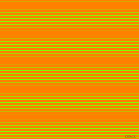 horizontal lines stripes, 2 pixel line width, 8 pixel line spacing, Chartreuse and Dark Orange horizontal lines and stripes seamless tileable