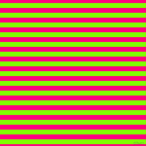 horizontal lines stripes, 16 pixel line width, 16 pixel line spacing, Chartreuse and Deep Pink horizontal lines and stripes seamless tileable