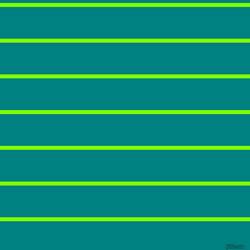 horizontal lines stripes, 8 pixel line width, 64 pixel line spacing, Chartreuse and Teal horizontal lines and stripes seamless tileable