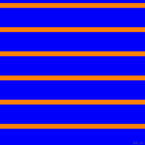 horizontal lines stripes, 16 pixel line width, 64 pixel line spacing, Dark Orange and Blue horizontal lines and stripes seamless tileable