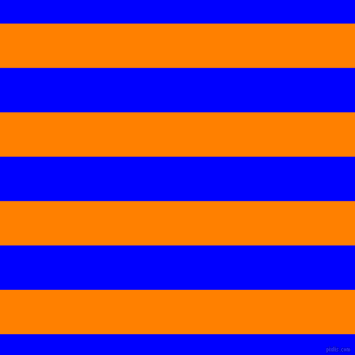 horizontal lines stripes, 64 pixel line width, 64 pixel line spacing, Dark Orange and Blue horizontal lines and stripes seamless tileable