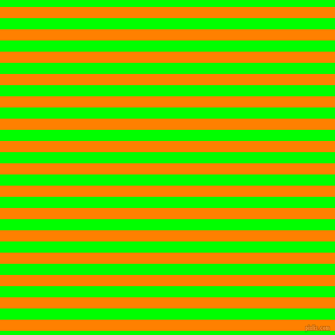 horizontal lines stripes, 16 pixel line width, 16 pixel line spacing, Dark Orange and Lime horizontal lines and stripes seamless tileable