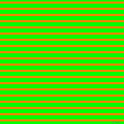 horizontal lines stripes, 8 pixel line width, 16 pixel line spacing, Dark Orange and Lime horizontal lines and stripes seamless tileable