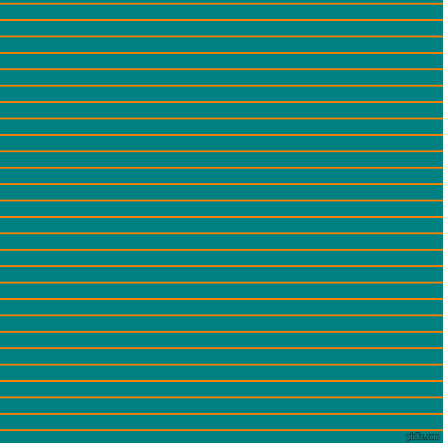 horizontal lines stripes, 2 pixel line width, 16 pixel line spacing, Dark Orange and Teal horizontal lines and stripes seamless tileable