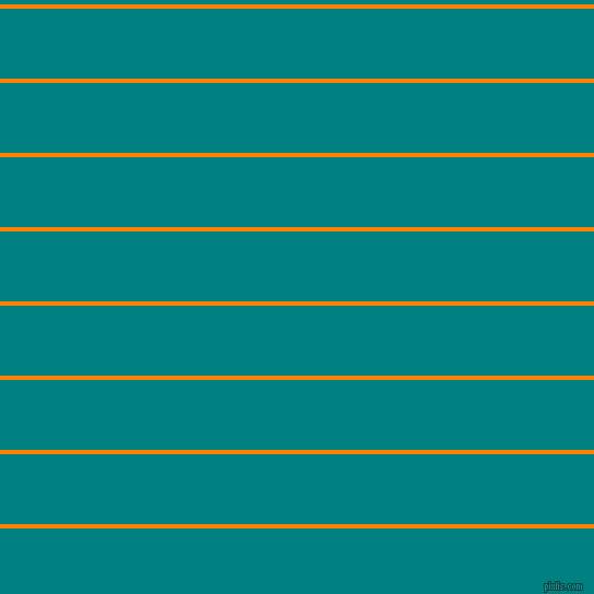 horizontal lines stripes, 4 pixel line width, 64 pixel line spacing, Dark Orange and Teal horizontal lines and stripes seamless tileable