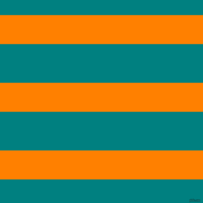 horizontal lines stripes, 96 pixel line width, 128 pixel line spacing, Dark Orange and Teal horizontal lines and stripes seamless tileable